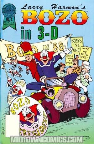 Blackthorne 3-D Series #54 Bozo The Clown In 3-D #2 Cover A With Glasses