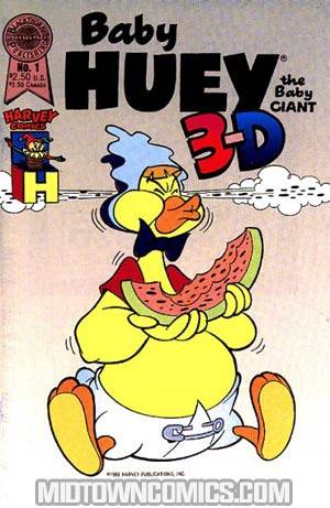 Blackthorne 3-D Series #58 Baby Huey In 3-D #1 With Glasses