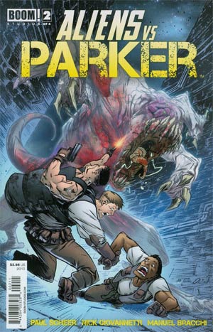 Aliens vs Parker #2 Regular Jeff Stokely Cover