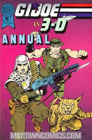 Blackthorne 3-D Series #62 GI Joe In 3-D Annual #1 With Glasses