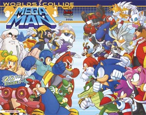 Mega Man Vol 2 #25 Regular Gatefold Cover (Worlds Collide Part 4)