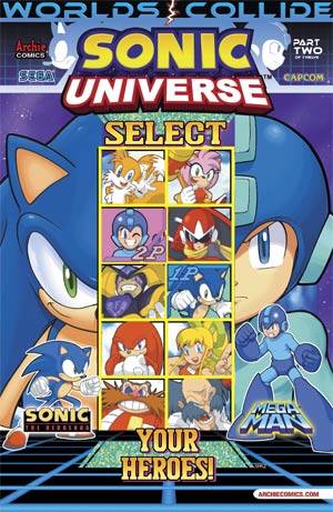 Sonic Universe #51 Regular Patrick Spaz Spaziante Cover (Worlds Collide Part 2)