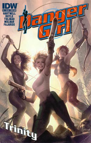 Danger Girl Trinity #1 Cover B Variant Alex Garner Subscription Cover