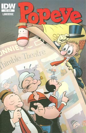 Popeye Vol 3 #12 Regular Roger Langridge Cover