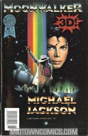 Blackthorne 3-D Series #75 Moonwalker In 3-D #1 With Glasses