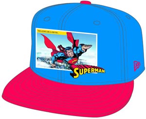 Superman Comic Panel Snap Back Cap