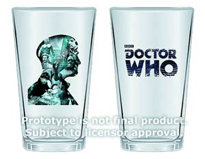 Doctor Who 50th Anniversary 16-Ounce Glass 2-Pack - 2nd Doctor