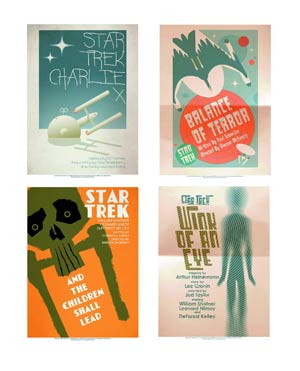 Star Trek The Original Series Art Prints Set 2