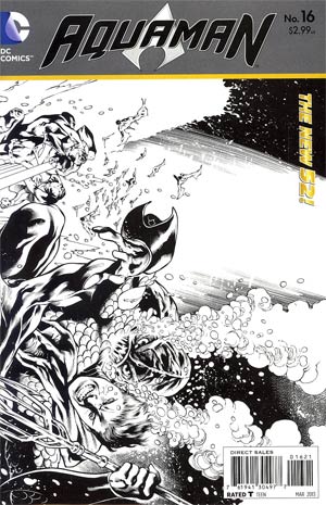Aquaman Vol 5 #16 Cover B Incentive Eddy Barrows Sketch Cover (Throne Of Atlantis Part 4)