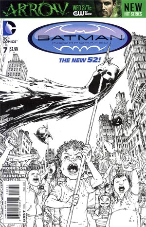 Batman Incorporated Vol 2 #7 Incentive Chris Burnham Sketch Cover