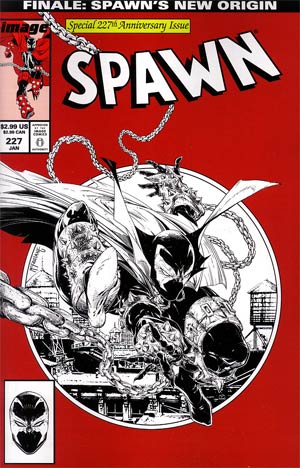 Spawn #227 Cover B Incentive Todd McFarlane Sketch Cover