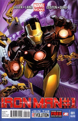 Iron Man Vol 5 #1 Cover J 2nd Ptg Greg Land Variant Cover