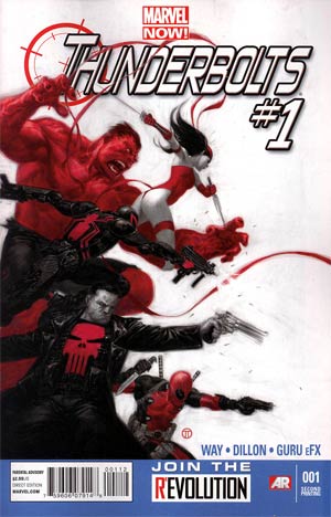 Thunderbolts Vol 2 #1 2nd Ptg Steve Dillon Variant Cover