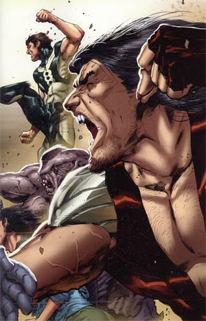 Deathmatch #2 Cover D Incentive Trevor Hairsine Virgin Wraparound Variant Cover