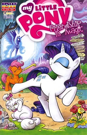 My Little Pony Friendship Is Magic #1 Cover V 3rd Ptg Rarity