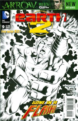 Earth 2 #9 Incentive Nicola Scott Sketch Cover