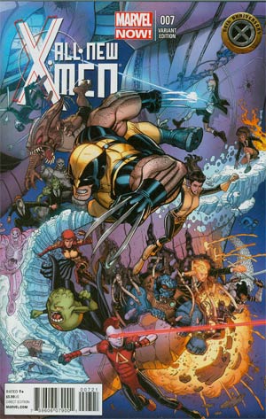 All-New X-Men #7 Cover B Variant Nick Bradshaw X-Men 50th Anniversary Variant Cover