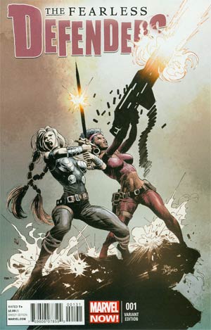 Fearless Defenders #1 Incentive Mike Deodato Jr Variant Cover