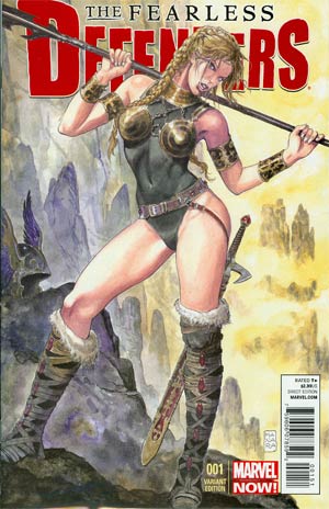 Fearless Defenders #1 Cover E Incentive Milo Manara Variant Cover