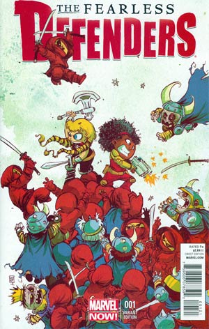 Fearless Defenders #1 Variant Skottie Young Baby Cover