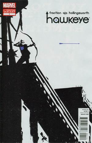 Hawkeye Vol 4 #1 4th Ptg David Aja Variant Cover