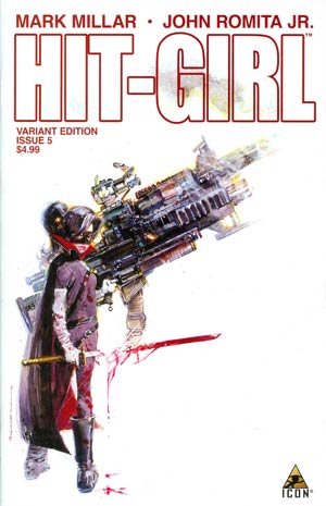 Hit-Girl #5 Cover B Incentive Bill Sienkiewicz Variant Cover