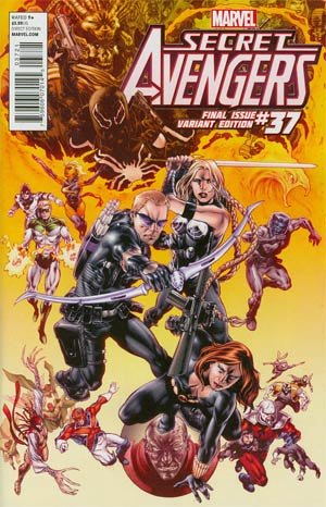 Secret Avengers #37 Variant Mike Perkins Final Issue Cover