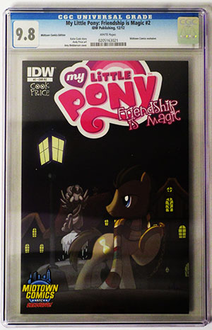 My Little Pony Friendship Is Magic #2 Midtown Exclusive Amy Mebberson Time Turner Variant Cover CGC 9.8
