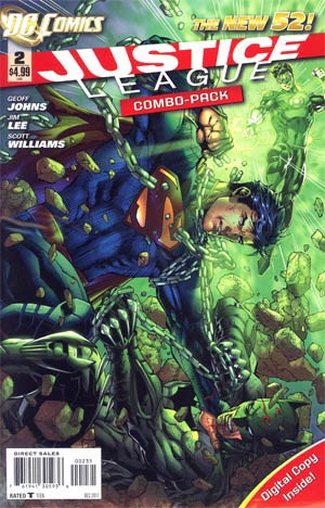 Justice League Vol 2 #2 Combo Pack Without Polybag