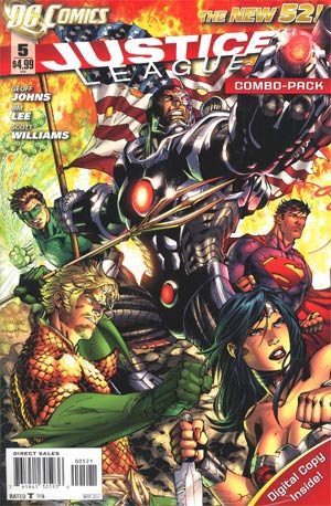 Justice League Vol 2 #5 Combo Pack Without Polybag