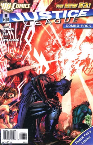 Justice League Vol 2 #6 Combo Pack Without Polybag