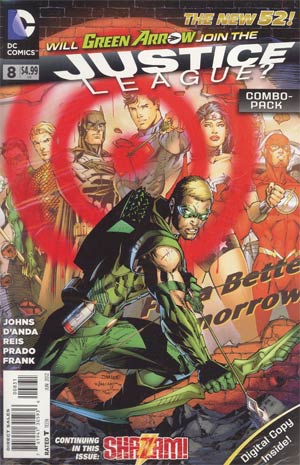 Justice League Vol 2 #8 Combo Pack Without Polybag