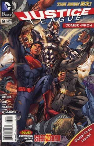 Justice League Vol 2 #9 Combo Pack Without Polybag