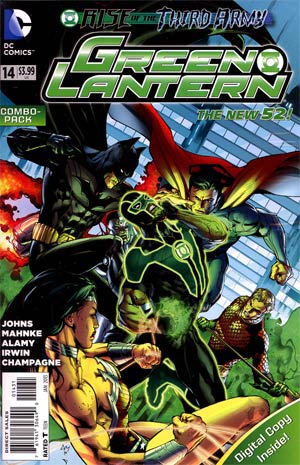 Green Lantern Vol 5 #14 Cover C Combo Pack Without Polybag (Rise Of The Third Army Tie-In)