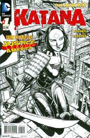 Katana #1 Incentive David Finch Sketch Cover