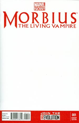 Morbius The Living Vampire Vol 2 #1 Cover C Variant Blank Cover