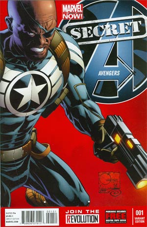 Secret Avengers Vol 2 #1 Incentive Joe Quesada Variant Cover