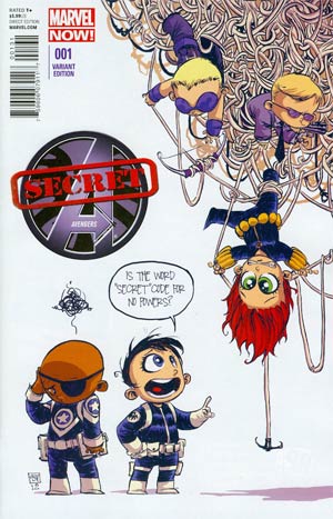 Secret Avengers Vol 2 #1 Variant Skottie Young Baby Cover