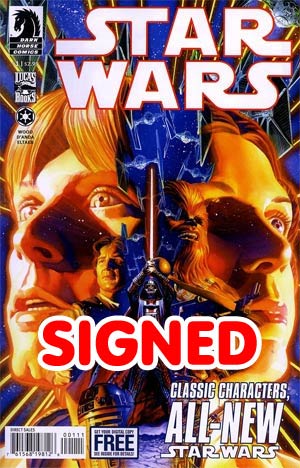 Star Wars (Dark Horse) Vol 2 #1 Cover G 1st Ptg Signed By Brian Wood