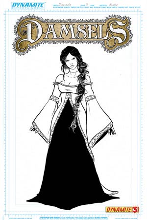 Damsels #3 High-End Aneke Queen Belle Ultra-Limited Variant Cover (Only 10 In Existence)