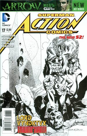 Action Comics Vol 2 #17 Incentive Rags Morales Sketch Cover