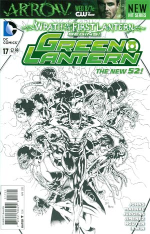 Green Lantern Vol 5 #17 Cover D Incentive Doug Mahnke Sketch Cover (Wrath Of The First Lantern Tie-In)