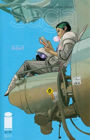 Saga #8 Cover B 2nd Ptg