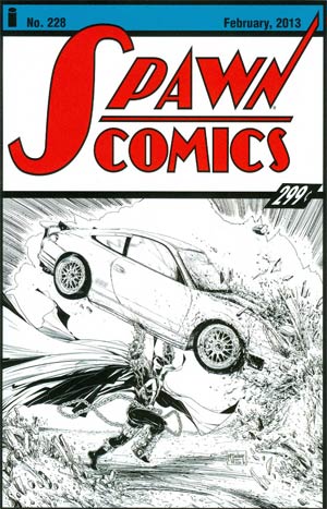 Spawn #228 Cover B Incentive Todd McFarlane Sketch Cover
