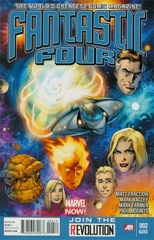 Fantastic Four Vol 4 #2 Cover C 2nd Ptg Mark Bagley Variant Cover