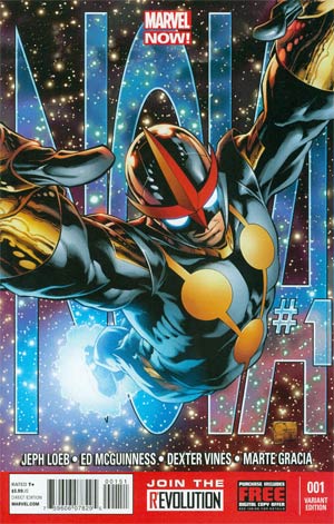 Nova Vol 5 #1 Cover E Incentive Joe Quesada Variant Cover