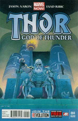 Thor God Of Thunder #4 Cover C 2nd Ptg Esad Ribic Variant Cover