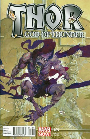 Thor God Of Thunder #5 Cover B Incentive RM Guera Variant Cover