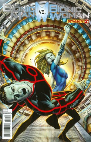 Bionic Man vs Bionic Woman #2 Regular Sean Chen Cover