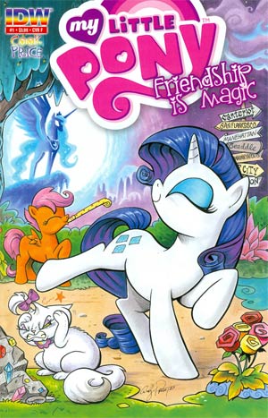 My Little Pony Friendship Is Magic #1 Cover Z-B 4th Ptg Rarity